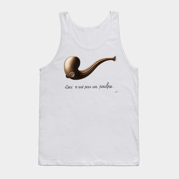 Ceci n'est pas une pipe Tank Top by Super Octopus